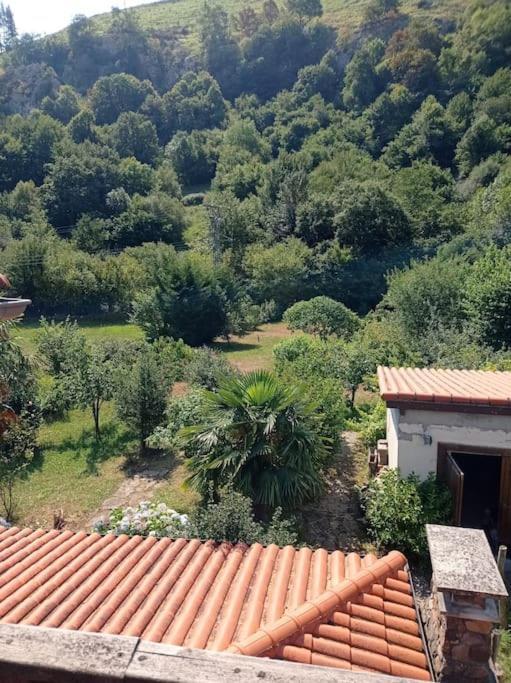 Amplia Y Comoda Casa De Piedra Con Porche Y Jardin San Roque de Riomiera ภายนอก รูปภาพ